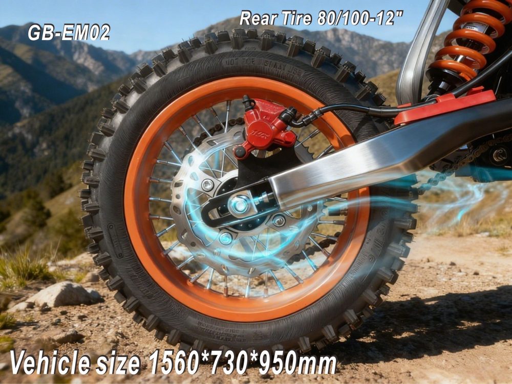 3000W 48V Electric Dirt Bike for Adults, 55KM/H Top Speed & IPX6 Waterproof