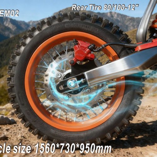 3000W 48V Electric Dirt Bike for Adults, 55KM/H Top Speed & IPX6 Waterproof
