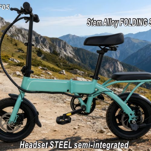 14" Electric Folding Bike 36V 350W 10.4AH Battery 25KM/H 50-65KM Range Commuter E-Bike