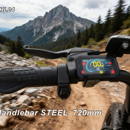 Cross-border Dual-Use Electric Bicycle, 48V500W Brushless Motor, 55KM Long Range, Shimano 7-Speed, Mechanical Disc Brakes, 16-Inch Wide Tires, Suitable for Both Mountain and Road Use.