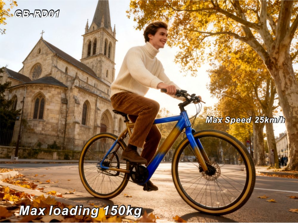 700C Electric Bicycle – Essential for Commuting with 250W Power, 36V 10.4AH Battery & 50-60KM Long Range