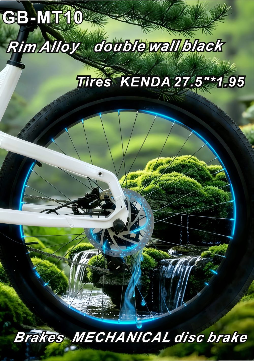 36V 250W Electric Bike - 7-Speed Shimano 36V13AH Lithium Battery 27.5'' KENDA Tires Long Range 65-80KM E-Bike for Urban Commuting & Outdoor Cycling