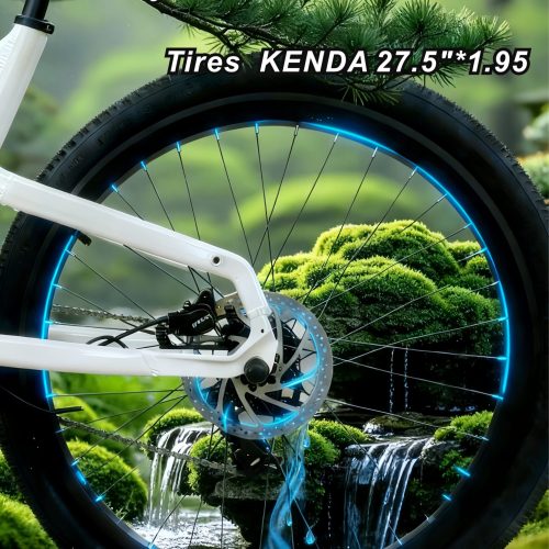 36V 250W Electric Bike - 7-Speed Shimano 36V13AH Lithium Battery 27.5'' KENDA Tires Long Range 65-80KM E-Bike for Urban Commuting & Outdoor Cycling