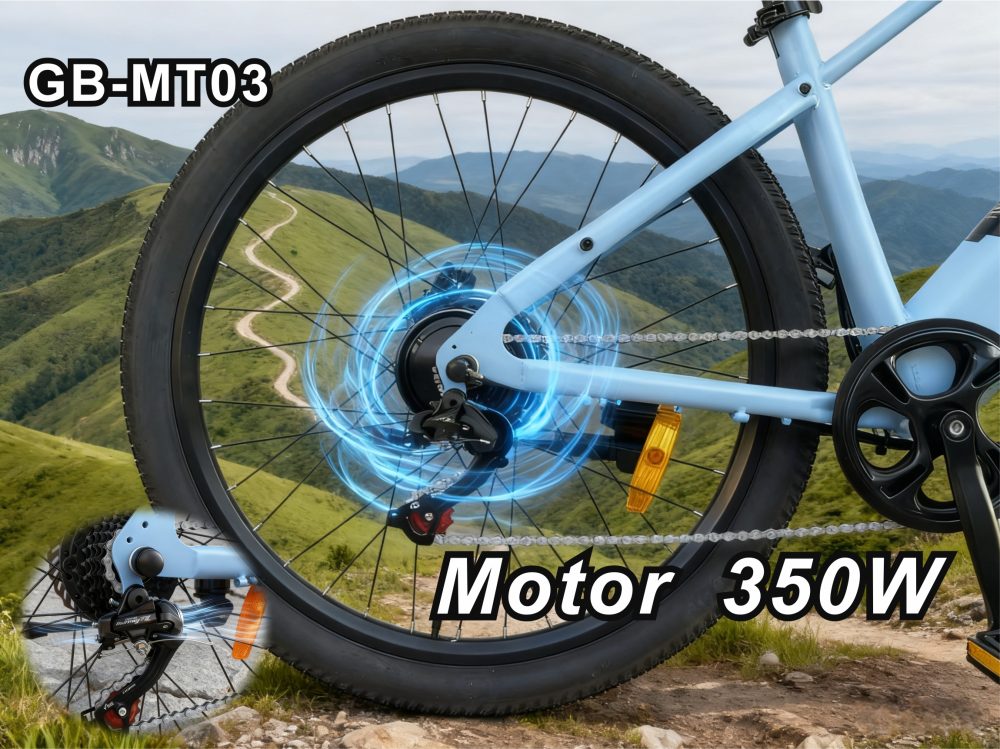 S/M Dual-Size Electric Bicycle – 26-Inch, 350W, 52KM Range, A Must-Have for Urban Travel