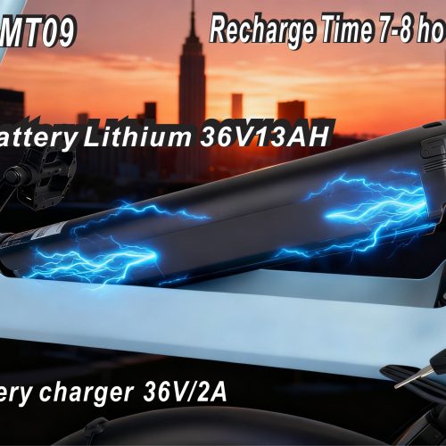 Electric Bike 36V 250W Brushless Motor 26" Long Range 65-80KM 13AH Lithium Battery Shimano 7 Speed Disc Brake