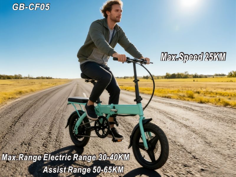 14" Electric Folding Bike 36V 350W 14" Electric Folding Bike 36V 350W 10.4AH Battery 25KM/H 50-65KM Range Commuter E-Bike