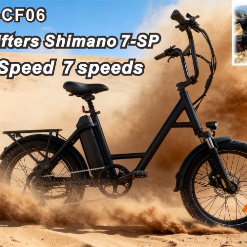 36V Brushless Electric Bike 48V13AH 80KM Max Range Shimano 7 Speed Hydraulic Disc Brake 25km/h