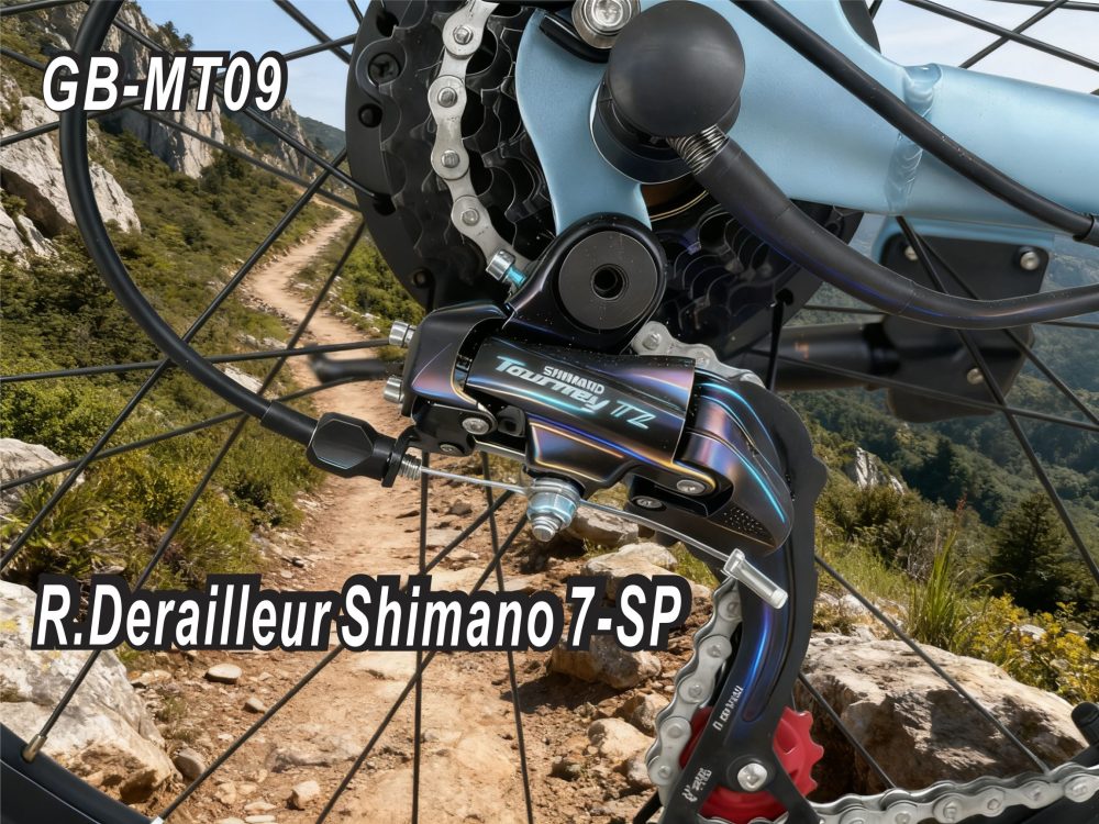 Electric Bike 36V 250W Brushless Motor 26" Long Range 65-80KM 13AH Lithium Battery Shimano 7 Speed Disc Brake