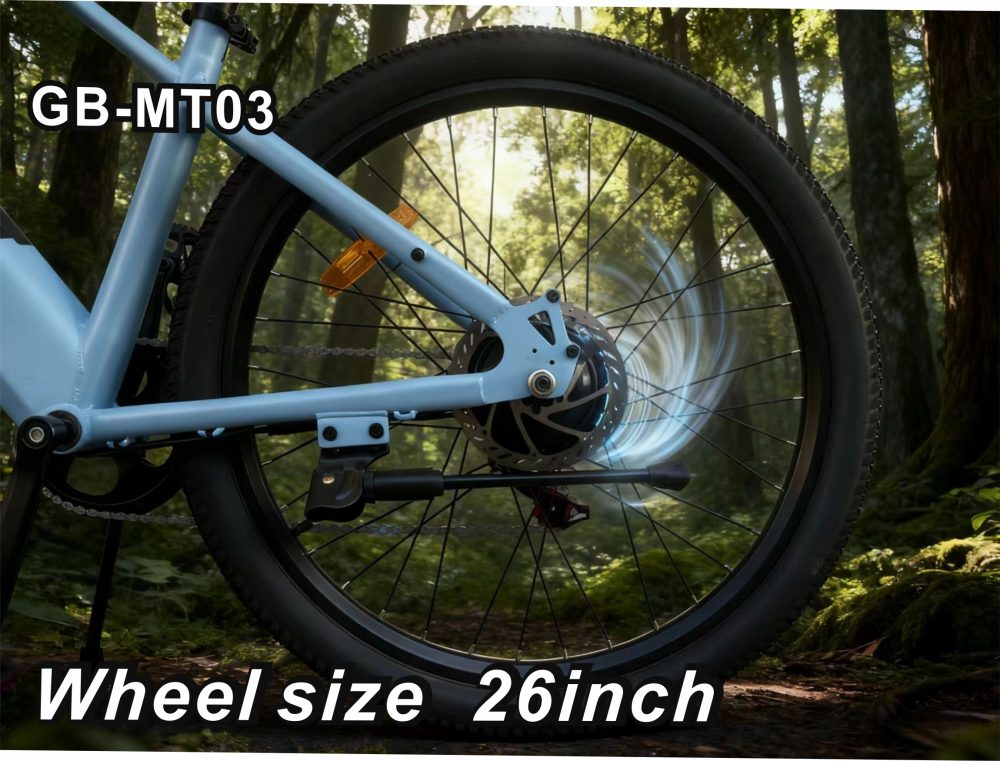 S/M Dual-Size Electric Bicycle – 26-Inch, 350W, 52KM Range, A Must-Have for Urban Travel